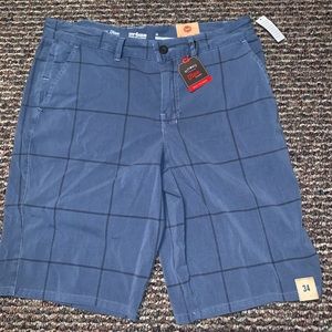 Men’s blue khaki shorts